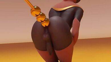'Satisfying My Tiny Toy Box with a Sensual Golden Vibrator'
