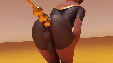 'Satisfying My Tiny Toy Box with a Sensual Golden Vibrator'