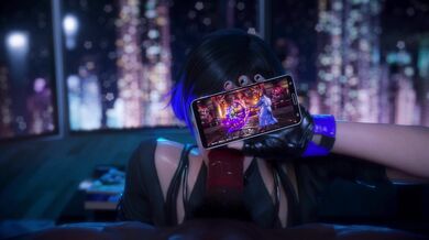 'Rebounding Black Teen with Bouquets Gives a No-Wet Cumshot'