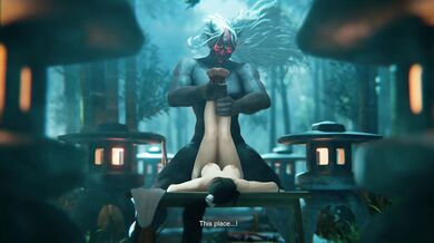 "Erotic Adventures of ZMSFM: Mai Shiranui and Oni"