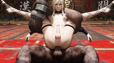 "Mako&aposs dirty fantasies about Tifa come to life in the form of a well-endowed Cid "