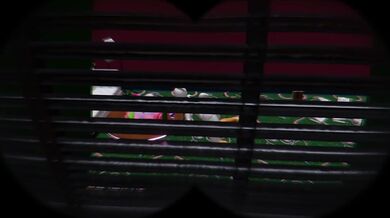 'Bored Chick can't keep still while getting fucked in every hole'