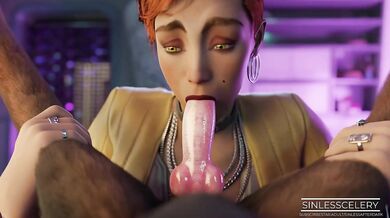 "Cyberpunk 2077: Aurora's Blowjob"
