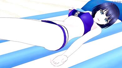 Rewritten: "On the Beach, Karin Asaka and I Have Sex - Love Live!"