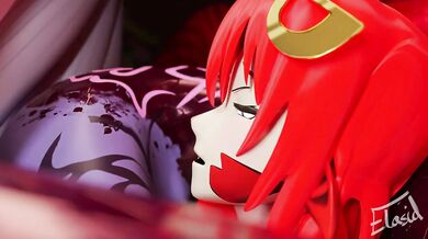 'Unbridled Desire in a Temptress's Embrace - Lamia V' or, 'Innocent Beauty Devoured by the Serpent Queen - Elasid'