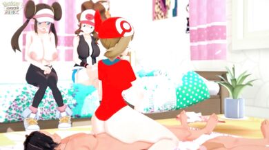 'Aura, Hilda, Kasumi, May and Rosa_Pokemon [Naifu]' is a porn parody of Pokémon.