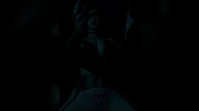 "Sexy MILF gets a ride on her lover's big bed."