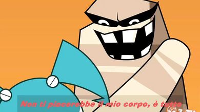 "L'unico mio robot, la mia paziente amante. Robot con due peni che mi fanno venire il sesso più forte."