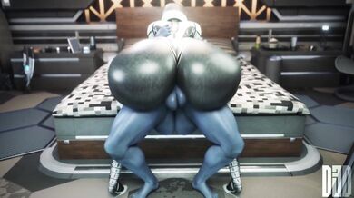 'Mass Effect: Andromeda's Hottest NPCs Come Together for a Raucous Orgy! [4K Audio Refix] starring Liara T'Soni and EDI [D3D][4K Audio Refix]