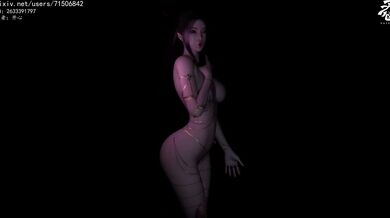 'Sexy Lingerie Golden Choker Hentai Adventure with Kaixin'