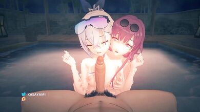 "Moments of Bliss - A Tale of Kafka, X, Sliver Wolf and their Sensual Adventure"