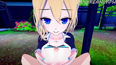 "The Erotic Tale of Kaguya and Ai: Love is War - Filling each other with lust."