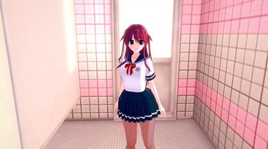 'The Art of Grisaia: Showering with Amane Suou'