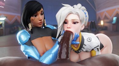 'Mercy & Pharah: A Blacked Hentai Adventure in 3D'