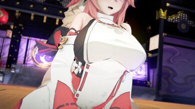 'The Curse of the Hentai Miko: Yae Miko X Hilichurl_No Mic'