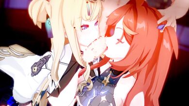 A beautiful young woman named Senadina sings a passionate and sexy song while performing oral sex on her lover.