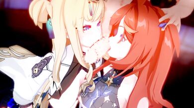 A beautiful young woman named Senadina sings a passionate and sexy song while performing oral sex on her lover.