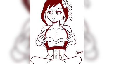 'Final Fap Fantasy - Tifa's Mossy Paizuri'