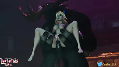 "The Mythical Creature and the Virgin"