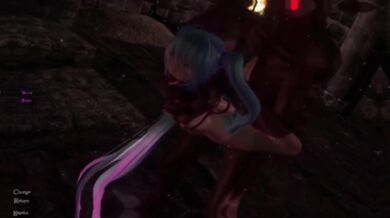 'Miku in Bondage Suit, Shackled and For*ced to Sexual Acts'