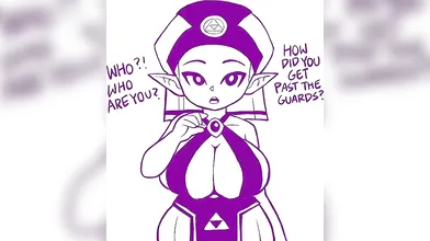 Sexy Zelda Bound to the Dungeon Wall