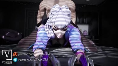 'Evelynn's Doggy Style on vChan SFM'