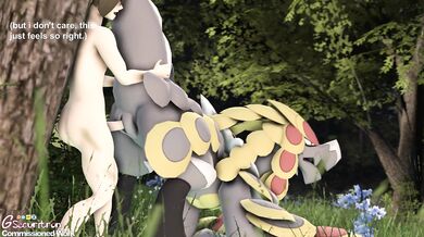 'Mutual Pleasure between a Muscular Man and a Ferocious Kommo-o'