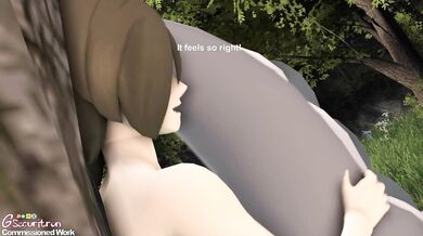 'Mutual Pleasure between a Muscular Man and a Ferocious Kommo-o'