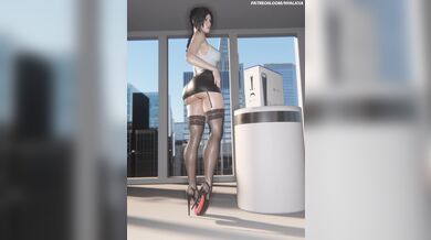 'Lara Croft Tempts Nyalicia with her Sexy Shenanigans!'