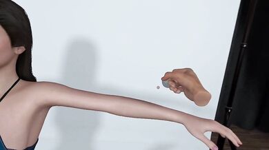 The Groping Mistress Takes Over the Girlfriend’s Body and Makes Love to Her Ex-Boyfriend in This Morph Porn Video.