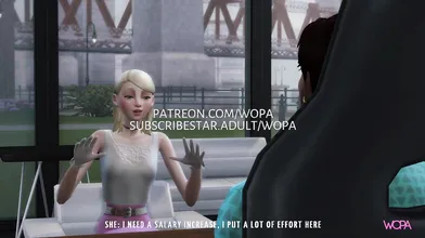 "Blonde Cheating on Her Boyfriend with Her Boss for Money - A Tale of Lust and Greed"