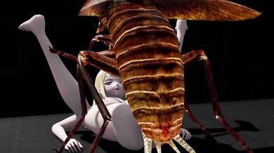 'Japanese Homura and Her Cockroach Lover Sexual Adventure!'