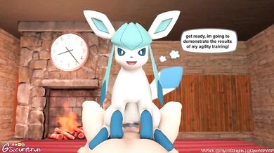 'Mom's Secret Love: A Glaceon Breeding Story'