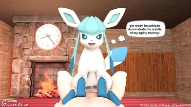 Mom's Secret Love: A Glaceon Breeding Story