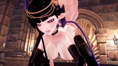 "Satisfying Succubi with Weiss and Schwarz in doggy style, Ojou-San edition!"