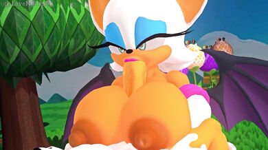 Young girl explores her sexuality in a threesome with two sexy pets, getting fucked from behind by her kitten and sucking on her bunny's tail.