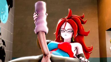 'BlackJrXIII Takes on Android 21 in a Solo Hentai Adventure'