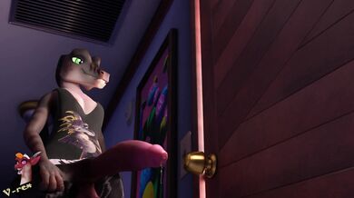 "Jurassic Cock: When a T-Rex Gets a Boner, There's Only One Thing to Do!"