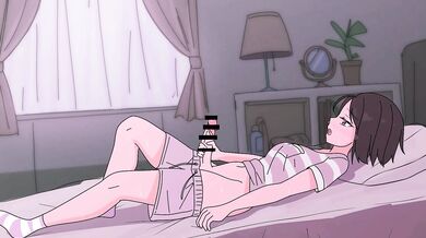 "Tension Eased as She Lay on the Bed"