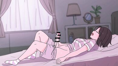 "Tension Eased as She Lay on the Bed"