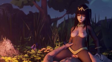 "Tharja and her magical tentacle ra*pe."