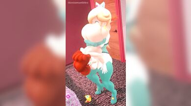 'Twin sisters Rosalina and Daisy share a hot night of passionate lesbian sex'