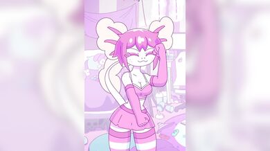 Rewritten as: "A Super-Sized Fluffy and Furry Honeycomb of Titties"