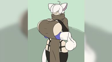 Rewritten as: "A Super-Sized Fluffy and Furry Honeycomb of Titties"