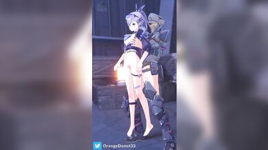 Hey, sexy Silver Wolf, want to sink your teeth into my juicy Orange Donut?