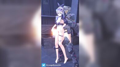 Hey, sexy Silver Wolf, want to sink your teeth into my juicy Orange Donut?