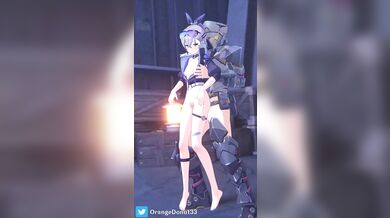 Hey, sexy Silver Wolf, want to sink your teeth into my juicy Orange Donut?