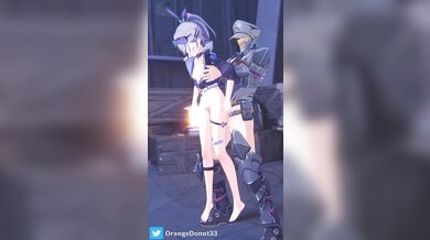 Hey, sexy Silver Wolf, want to sink your teeth into my juicy Orange Donut?