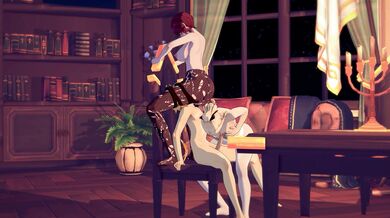 "Office Overtime with Jean and Rosaria - Genshin 4K [Koibito]"