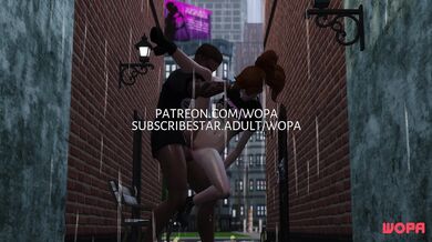 "Makoto's First Cheating in a Public Place - Sex on the Street"